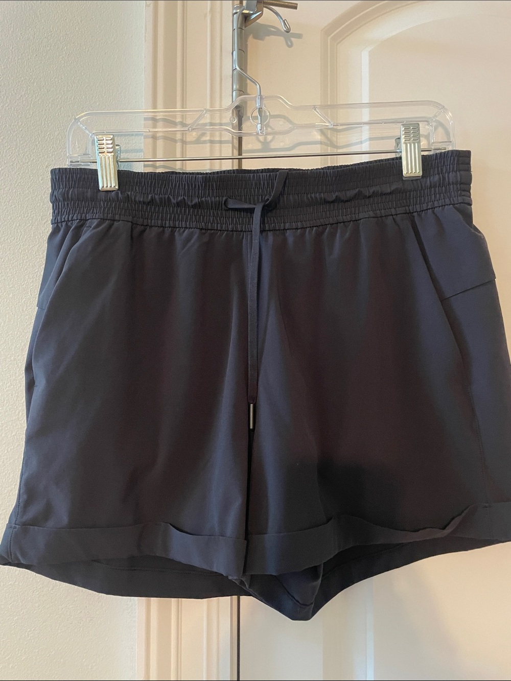 lululemon athletica black Drawcord Athletic Shorts